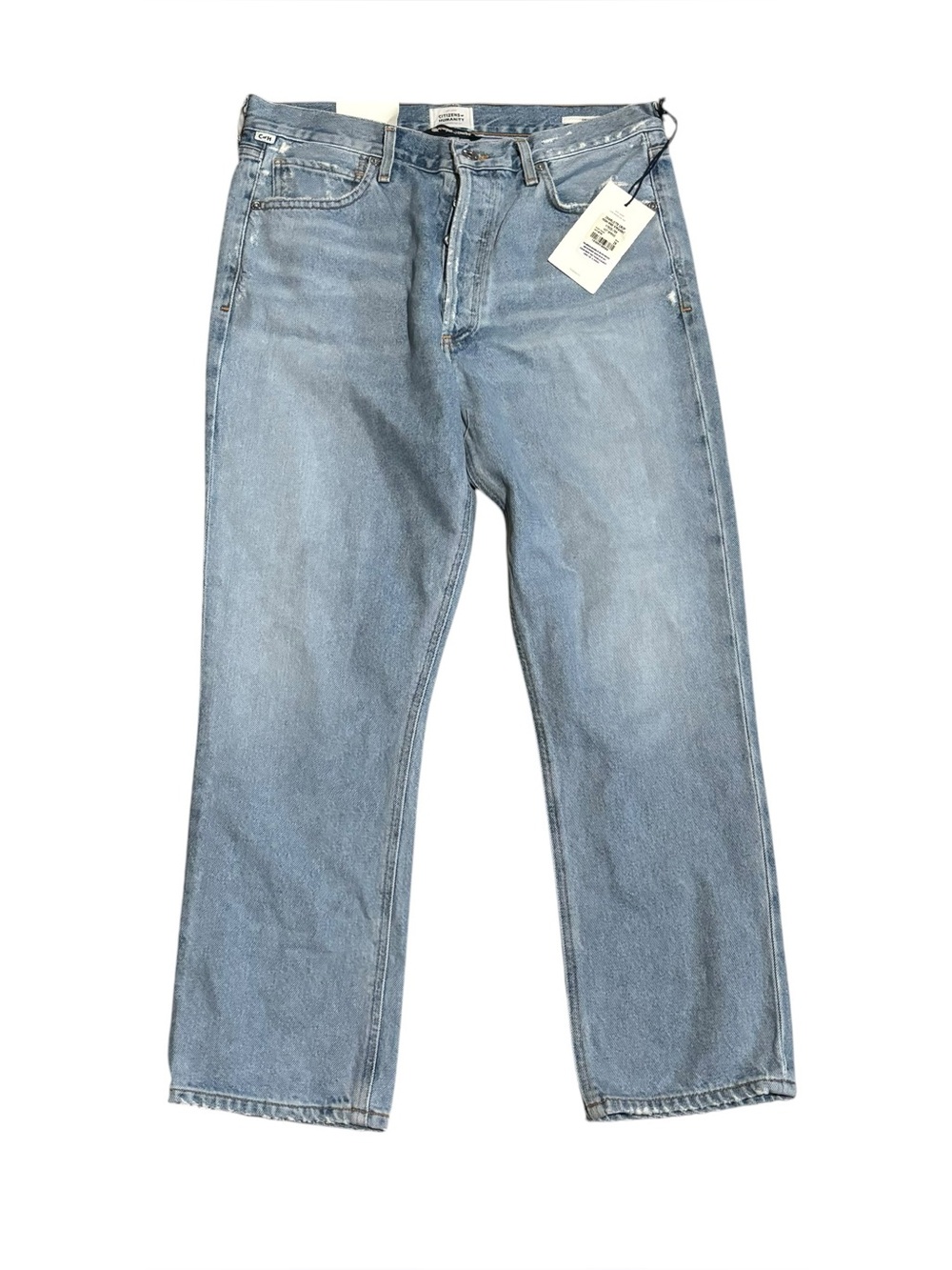 Citizens Of Humanity Light Blue Straight Leg Jeans - Picture 5 of 11